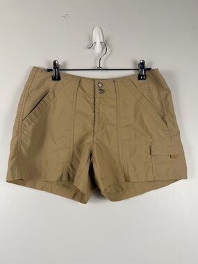Nike ACG Women's Shorts Khaki Solid Active Outdoor Lightweight Utility size 4